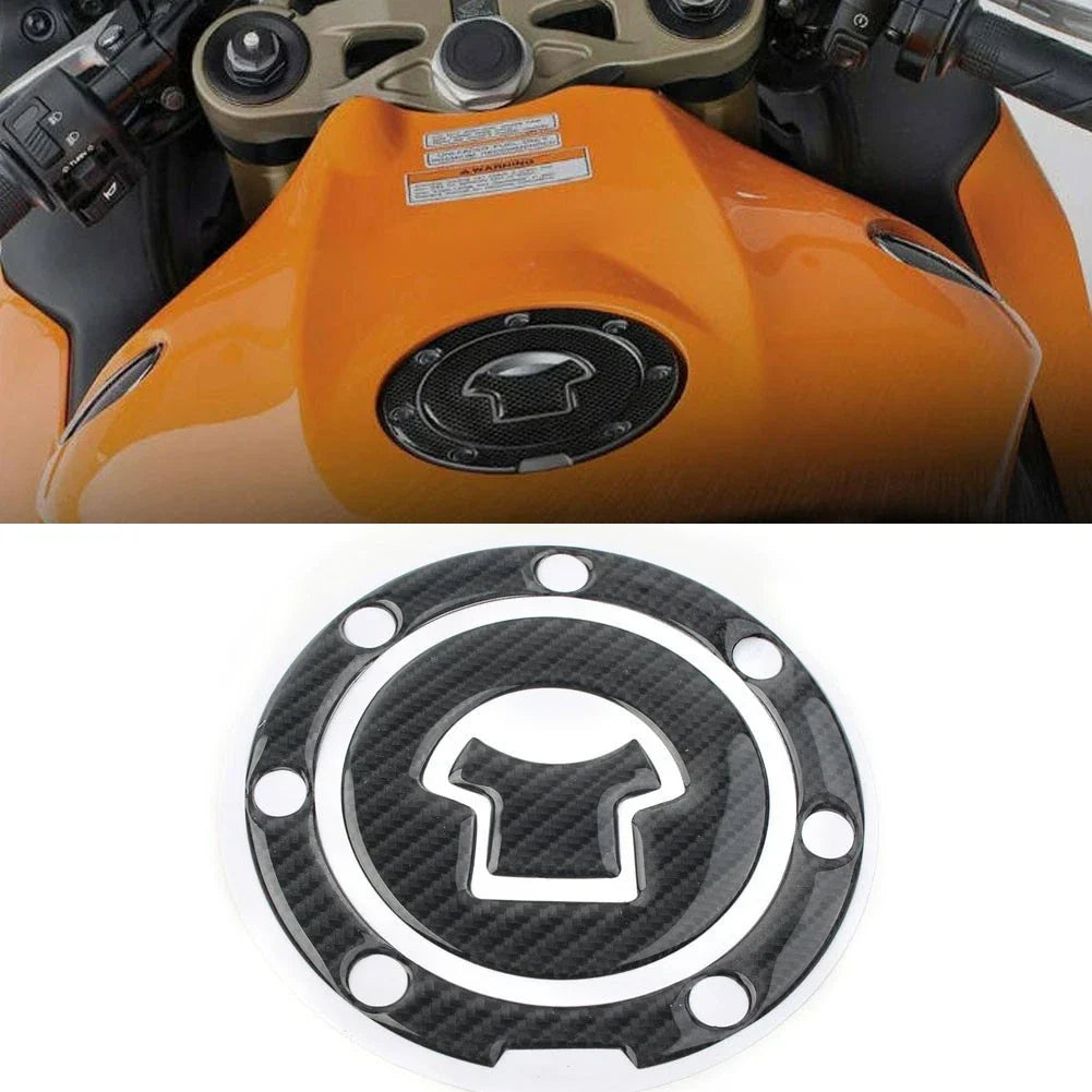 Gas Tank Fuel Cap Cover for 2003+ CBR 1000RR 600RR Carbon Fiber Look