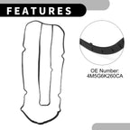 Valve Cover Gasket No. 4M5G6K260CA for Ford B-MAX, C-MAX (2010–on)