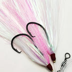 Luminous UV Silk Trolling Rig with Swivel Snap for Deep Water Fishing