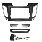 2DIN Fascia Panel with Harness for Hyundai IX25 Creta (2015–2018)