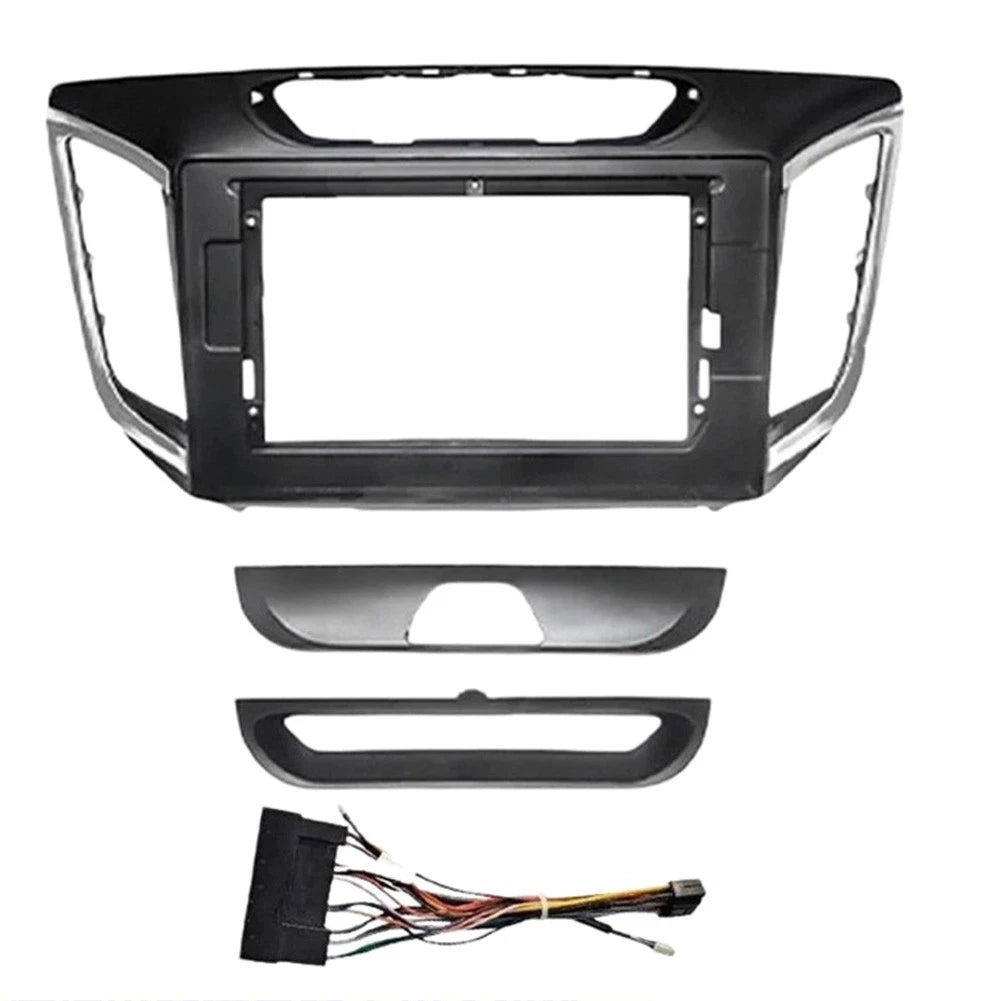 2DIN Fascia Panel with Harness for Hyundai IX25 Creta (2015–2018)