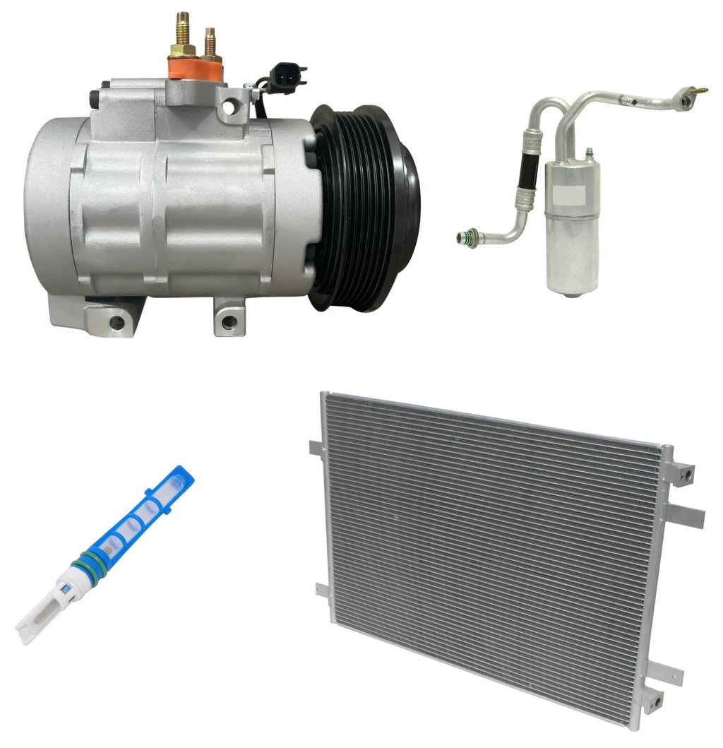 AC Compressor Kit w Condenser for Ford F-250 Super Duty 6.8L (2008–2010)