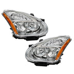 Set of 2 Halogen Headlights for Nissan Rogue (2008–2013) Chrome