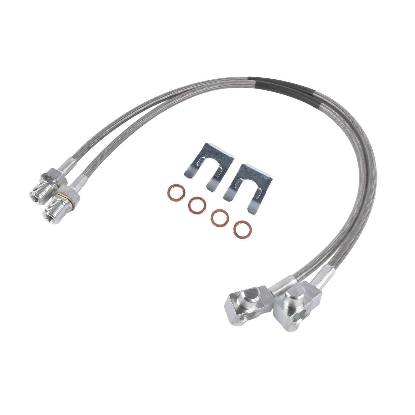 Extended Front Stainless Steel Brake Lines for GMC Chevy K10 (1971-1978)
