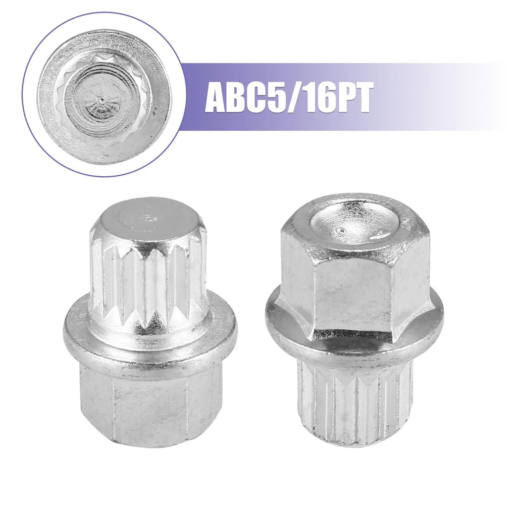 Anti Theft Wheel Lock Lug Nut Screw Removal Key for VW Audi (ABC5/16PT)