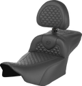 SADDLEMEN Roadsofa Seat for Motorcycle (Extended Reach, Dragon Scale Stitch)