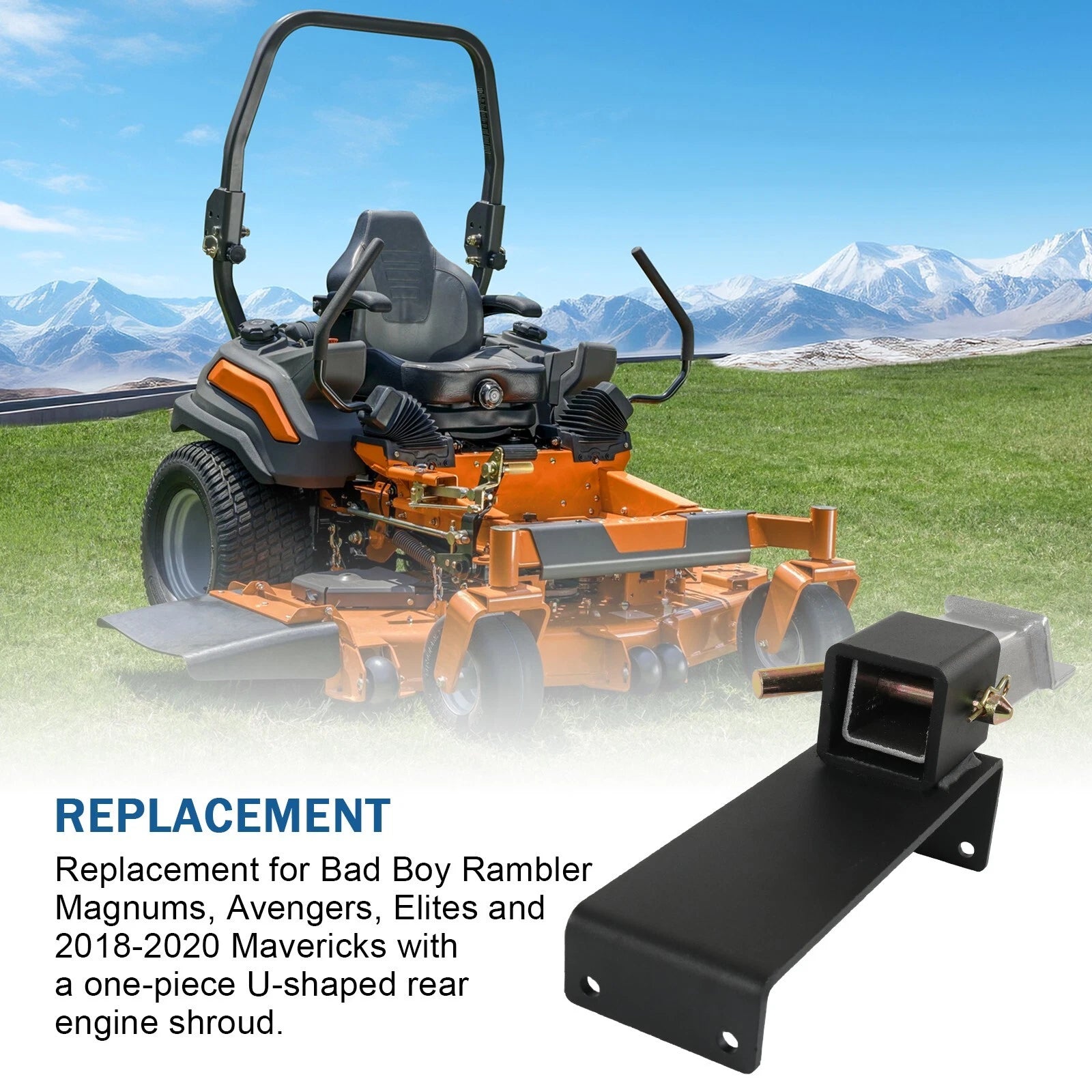 2" Hitch Kit for Rambler Magnum & ZT (Year Range Not Specified)