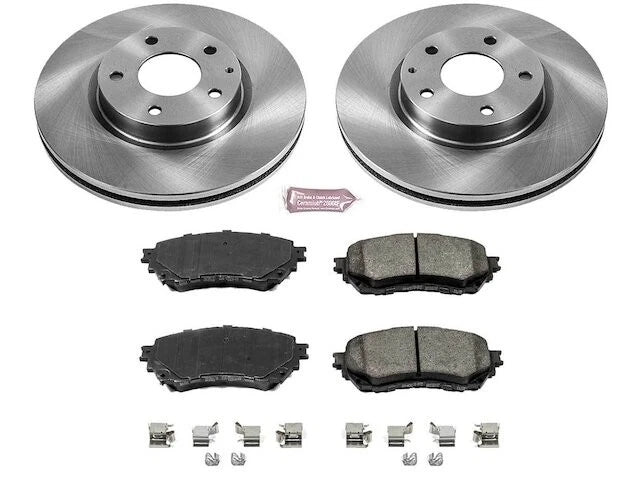 Front Brake Pad and Rotor Kit for Mazda 6 (2014–2018) XZ385JP