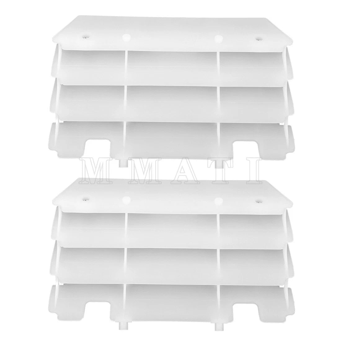 2X Radiator Shroud Guard Covers for Kawasaki KX125 KX250 (1997–2005) 14037-1310-RZ