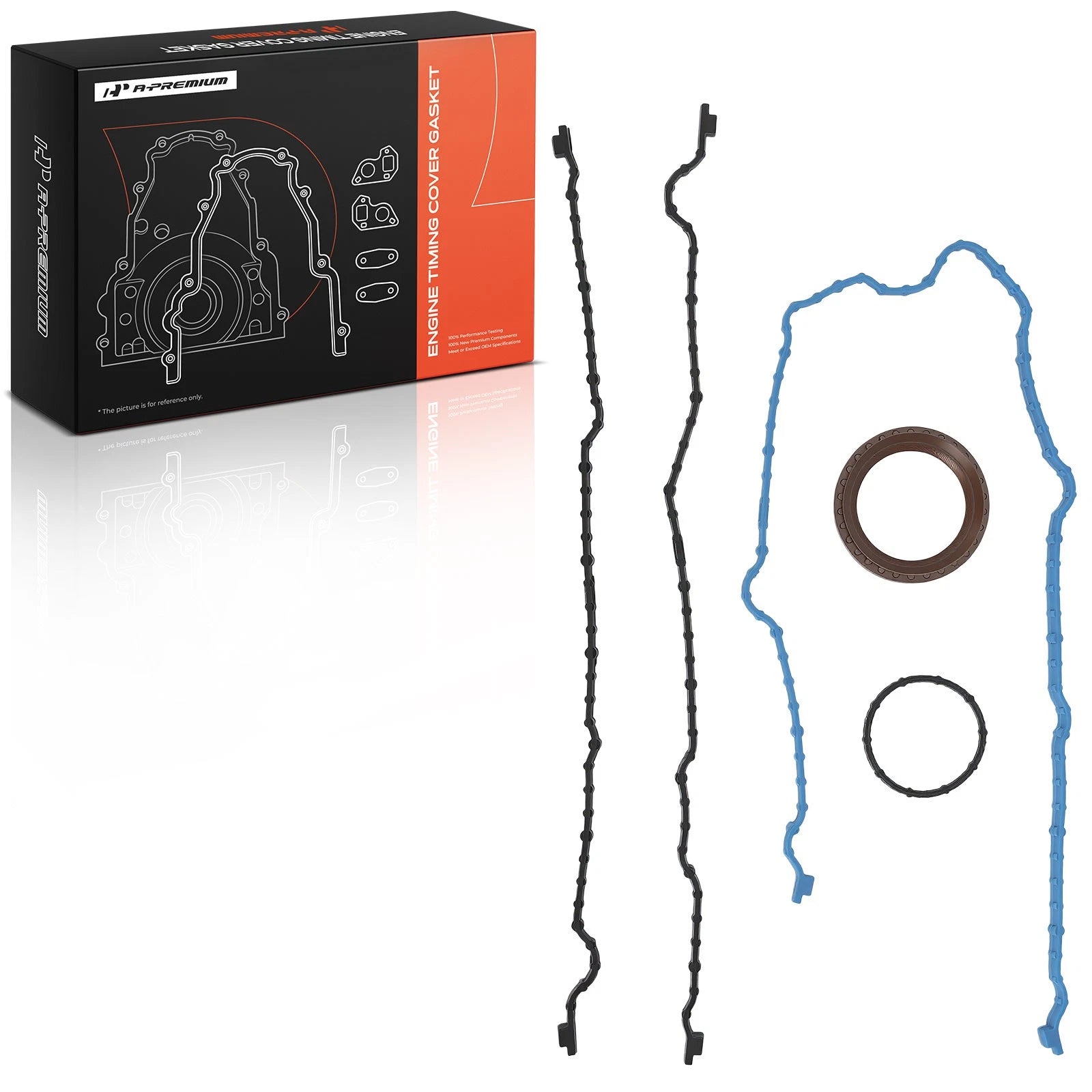 Engine Timing Cover Gasket for Ford F-150, Mustang 5.0L, 5.2L (2011–2017)