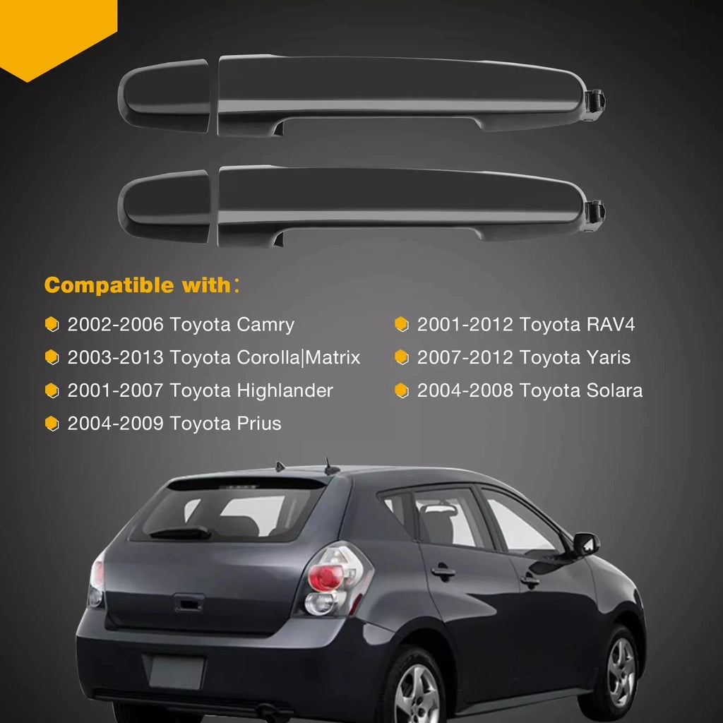 Exterior Door Handle Set for Toyota RAV4 Camry Scion xB xA (2001–2015)