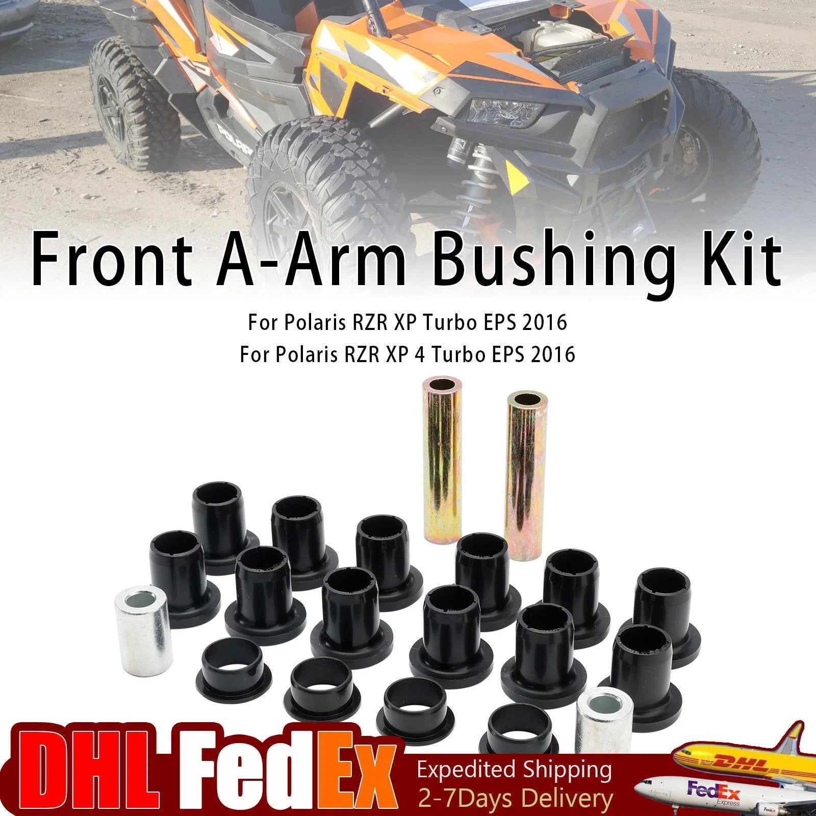 Front Control Arm Bushing Kit for Polaris RZR 900 EPS 1000 XP 4 Turbo (2014–2016)