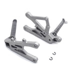 Silver Front Driver Foot Peg Rest Bracket for Yamaha YZF R1 (2015–2018)