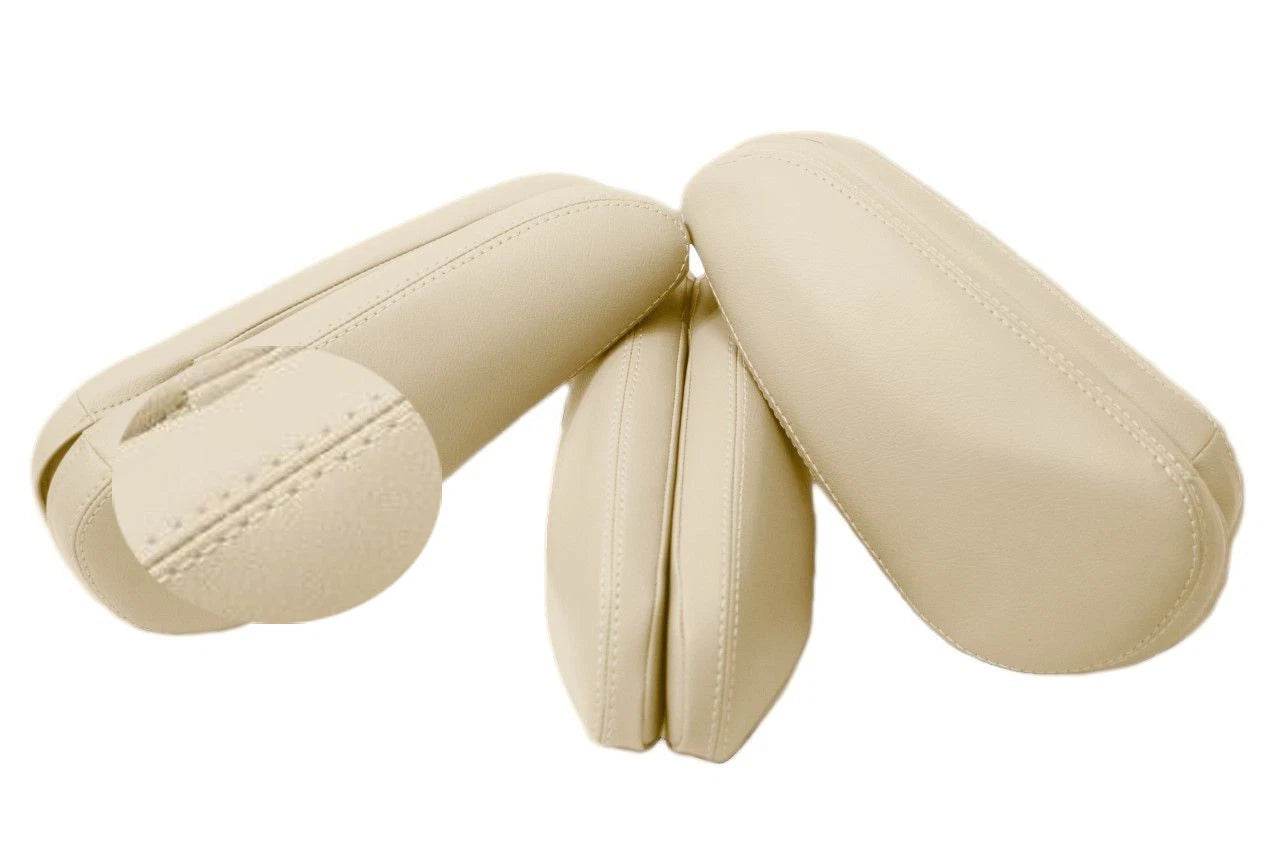 6 Seat Armrest Cover for Toyota Sienna (2011–2017) Beige PVC Leather