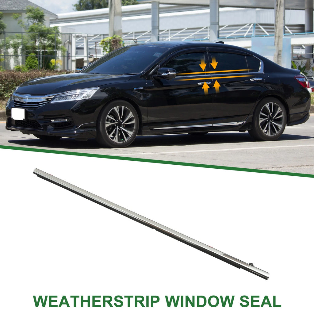 1pc Front Right Weatherstrip Window Seal No. 72410T2AA01 for Honda Accord (2013–2017)