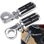 Chrome Highway Bar Mount Footpegs for Harley Electra Road Glide