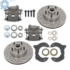 Front Disc Brake Kit for Mustang II (Slotted, Chevy Rotors)