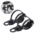 Fork Ear Clamp Turn Signal Light Mount Bracket for Harley Chopper Black