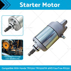Starter Motor for Honda TRX300 FW 4WD FourTrax (1988–2000) RX250 (1987)
