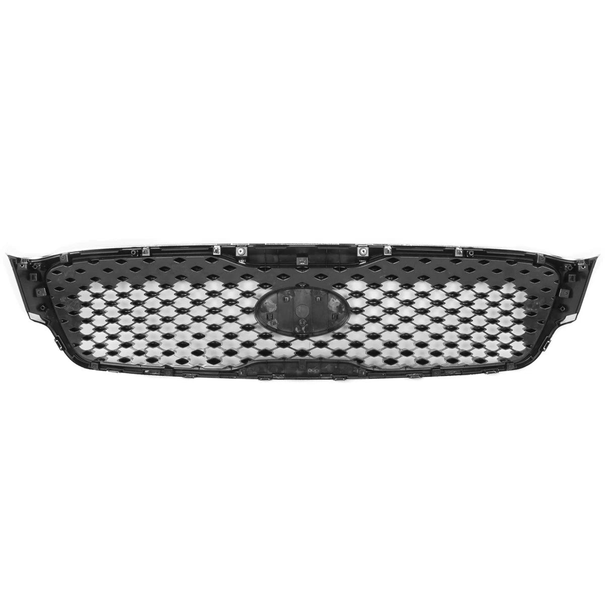 Chrome Frame Wire Fence Upper Grille w/Badge Slot for Sorento Limited SX (2016–2018)