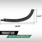 Rear Door Lower Molding Trim for Toyota Highlander (2014–2019)