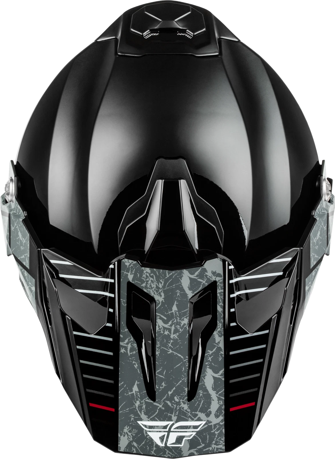 Fly Racing Trekker Full-Face Helmet for Street (2X-Large, Black/Grey)