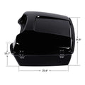 Chopped Trunk Mount Rack for Harley Touring Road King (1997–2008)