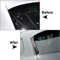 Carbon Fiber Look Rear Window Spoiler Side Wing Cover for SEAT Leon (2013–2019)