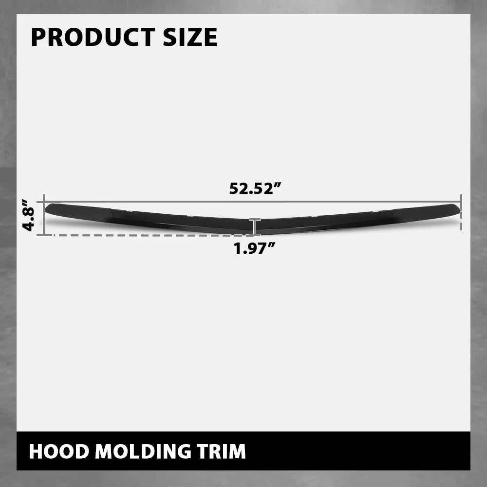 Front Hood Molding Trim for Cadillac Escalade ESV (2021–2023)