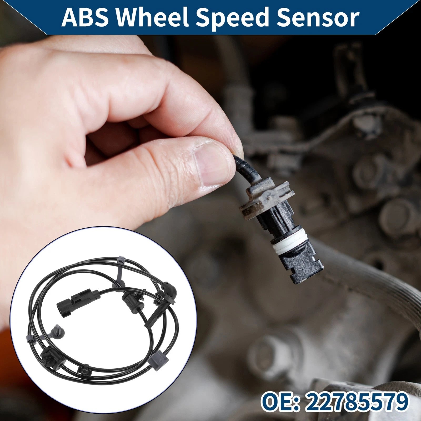 ABS Wheel Speed Sensor No. 22785579 for Buick Lacrosse (2012–2016) Rear Left