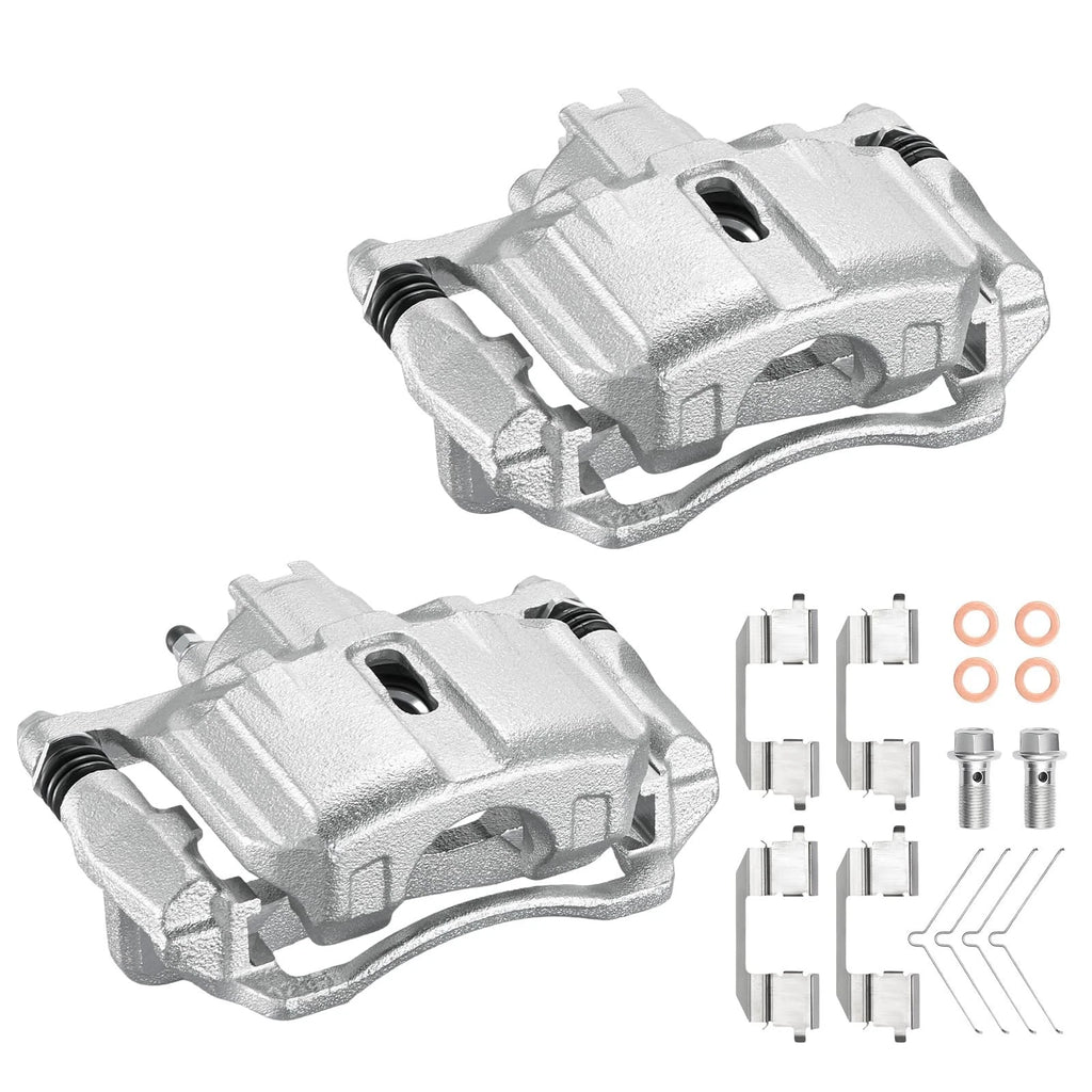 Front Disc Brake Calipers with Bracket for Honda Civic (2012-2015)