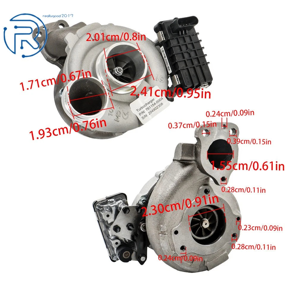 Turbocharger for Dodge Mercedes-Benz Sprinter 2500 3500 (2007-2011)