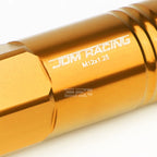 20 PC Open End M12x1.25 60mm Tall Orange Aluminum Lug Nuts for JDM Vehicles