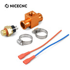 CNC Coolant Fan Temperature Switch Kit for KTM 125-530 EXC EXCF XC XCF XCW SX (2003–2023)