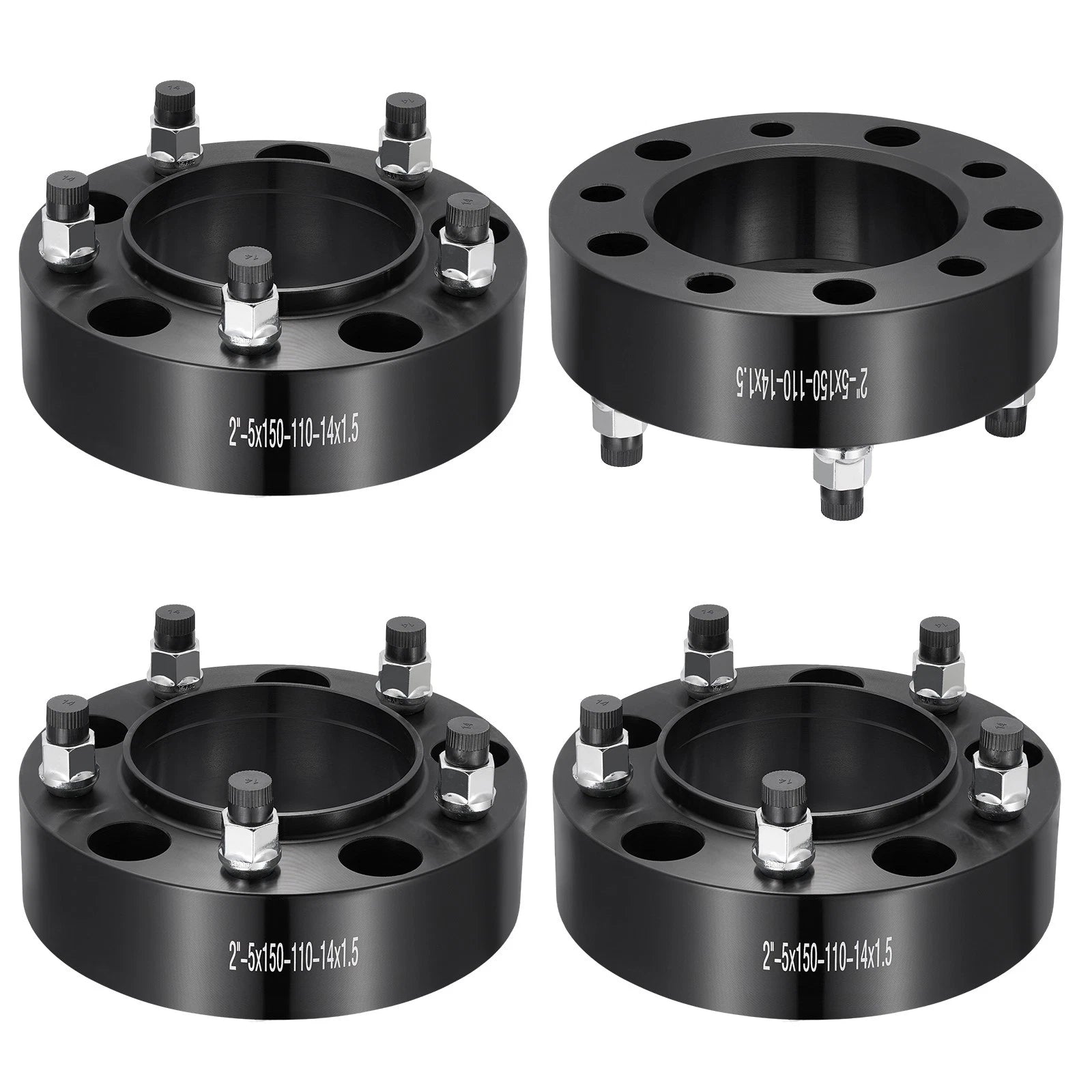 Set of 4 2 Inch Hubcentric Wheel Spacers for Toyota Sequoia (2001–2022)
