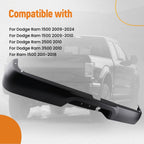 Rear Bumper Assembly for Dodge Ram 1500 (2009–2024) Steel 55078094AC Black