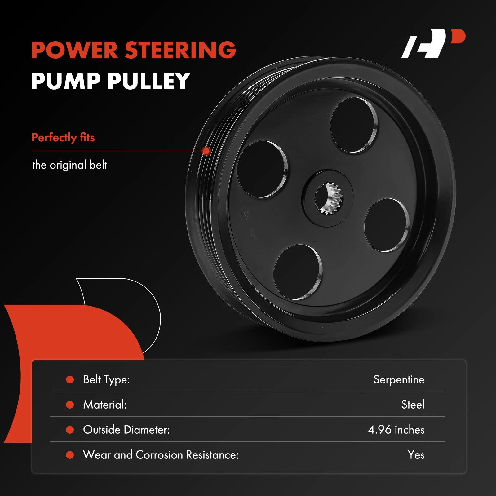 Power Steering Pump Pulley for Ford Focus (2001-2004)