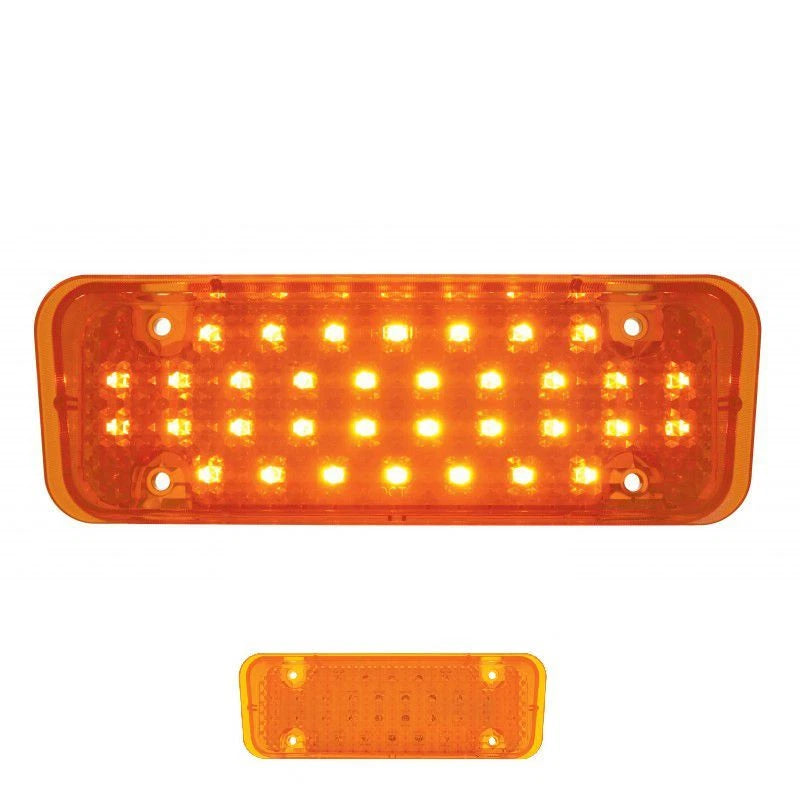 LED Amber Turn Signal Parking Lights Pair for 1971–1972 Chevrolet Pickup