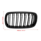 Glossy Black Front Kidney Grille for BMW X5 (2014–2018)
