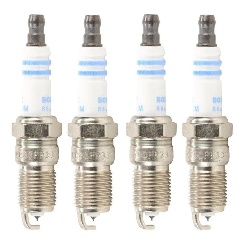 Set of 4 Bosch Double Platinum Spark Plugs for