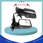 Chrome Power Heated Mirrors with Turn Signal for Ford F-150 (2004–2014)