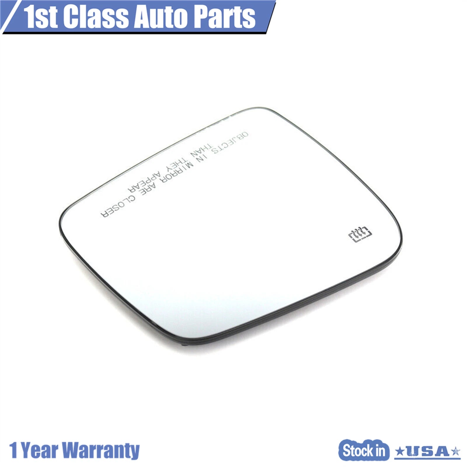 Rear View Mirror Glass with Backplate for Dodge Durango (2011-2021)