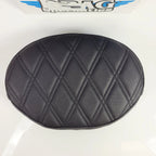 Sissy Bar Pad for Harley Touring (Drag Specialties, Double Diamond, Black Stitch)