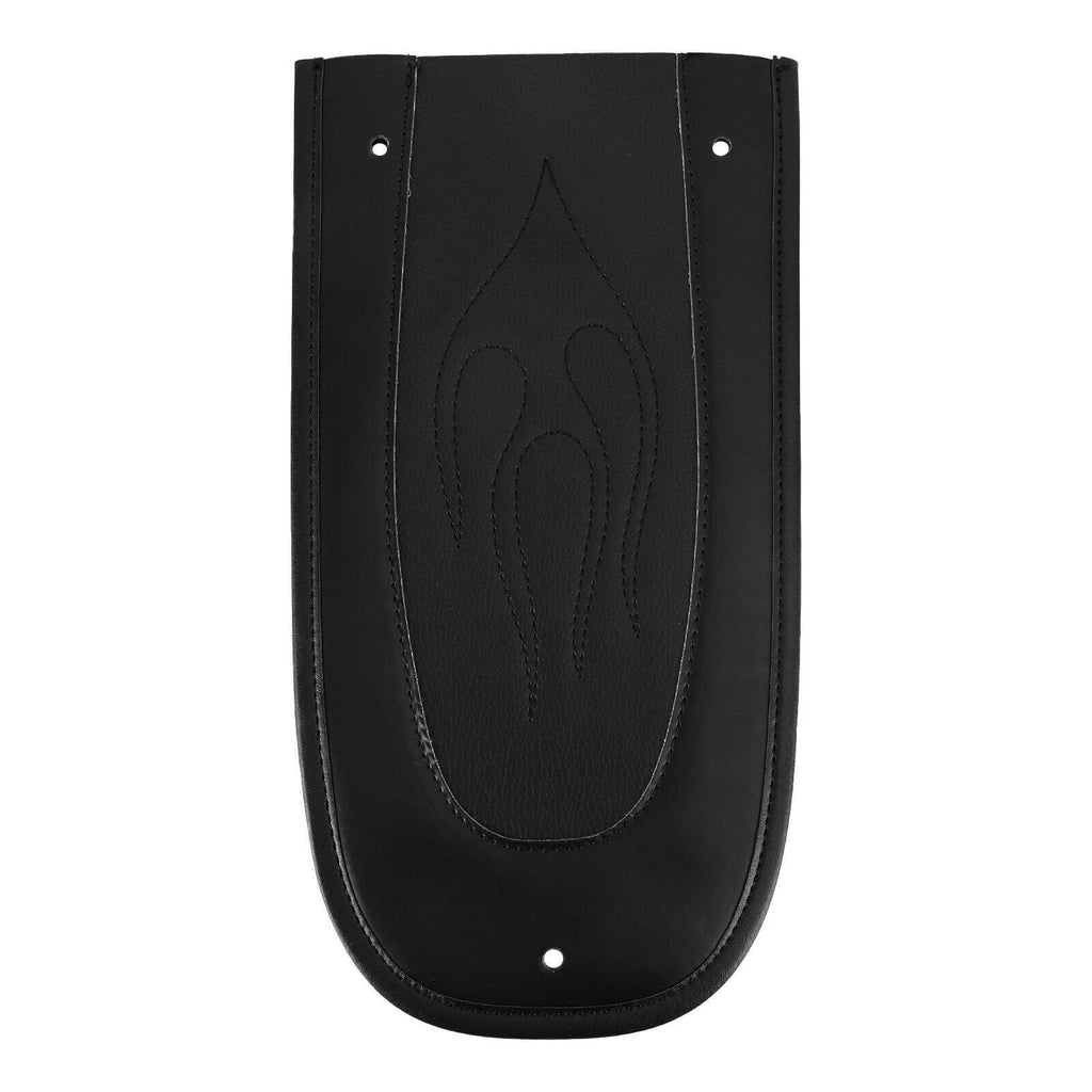 Flame Stitch PU Leather Rear Fender Bib Solo Seat for Harley Touring (2014–2023)