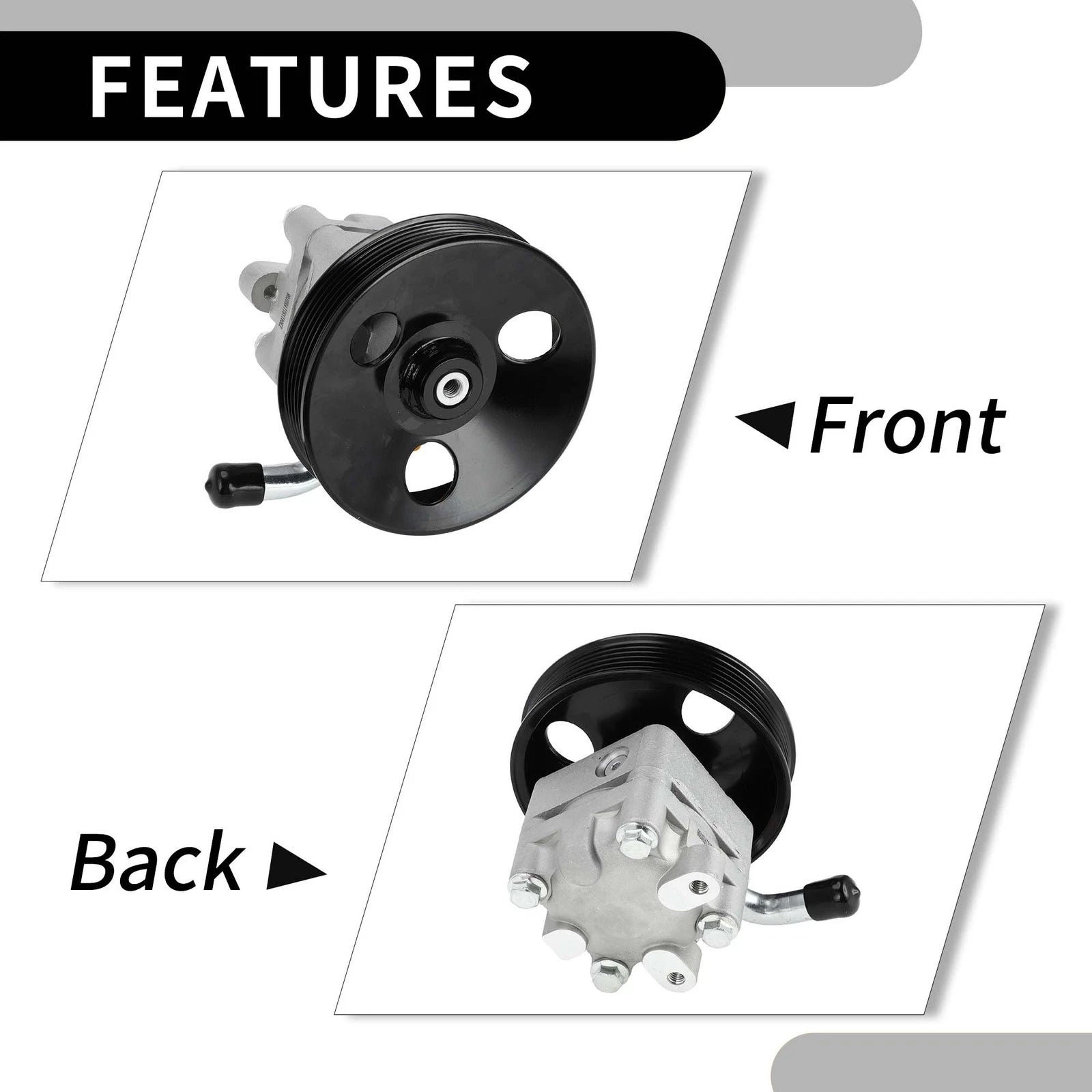 Power Steering Pump with Pulley No. 49110JA000 for Nissan Altima (2007–2013)