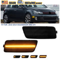 Set of 2 Front Amber LED Side Marker Lights for VW MK6 Golf GTI (2010–2014)