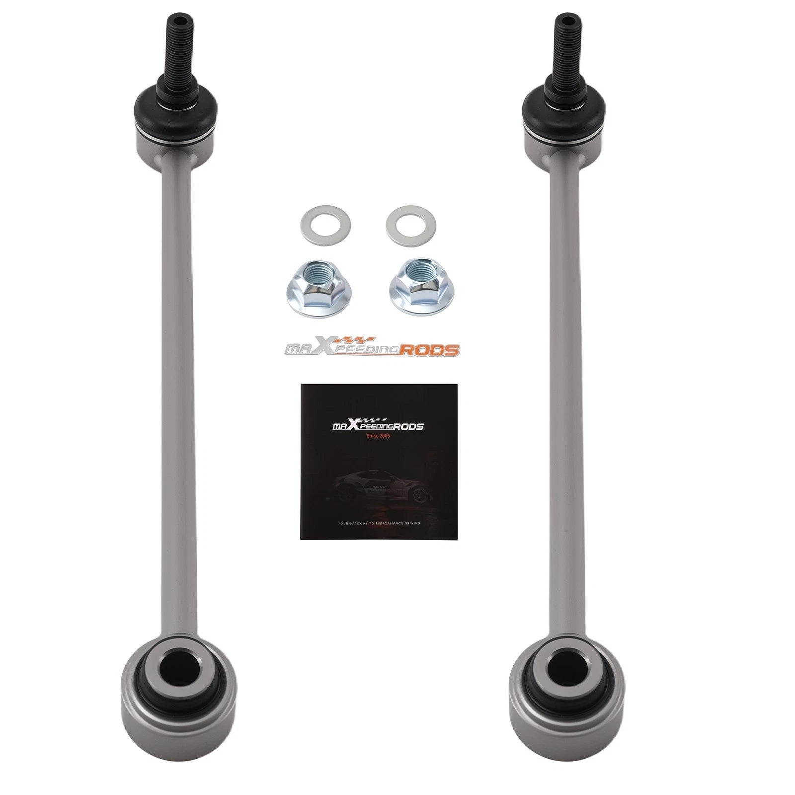 Pair of 2.5" Lift Front Sway Bar End Links for Jeep Wrangler (2007–2022)