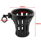 Large Motorcycle Drink Cup Holder with 7/8"-1" Aluminum Clamp Universal