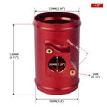 Mass Air Flow Sensor Mount Adapter Tube for Mazda Subaru (3" 76mm)