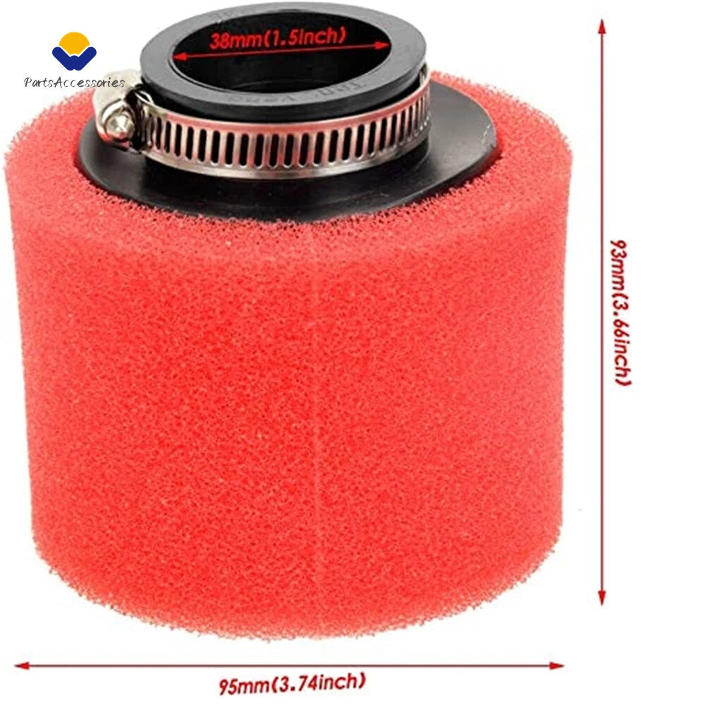 38mm Air Filter for 70 110cc 125cc ATV XR CRF50 SDG SSR TTR Pit Dirt Bike Quad
